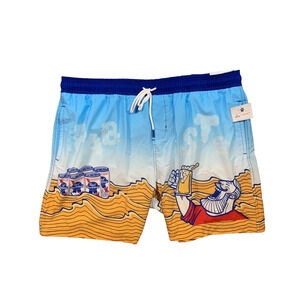 Pabst Blue Ribbon Board Shorts Mens 3XL Brief Lined PBR Beer on the Beach Swim